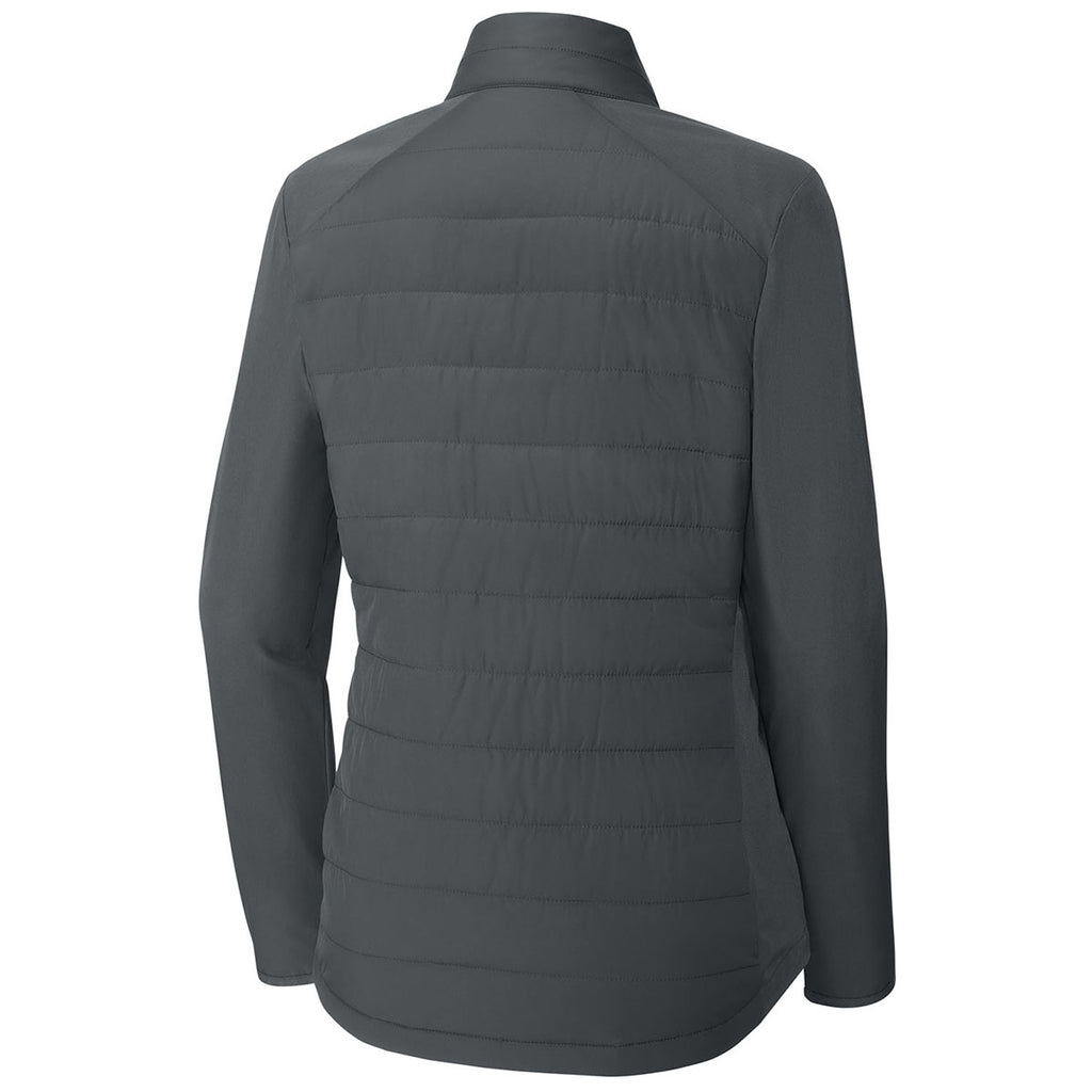 Sport-Tek Women's Iron Grey Teknical Hybrid Jacket