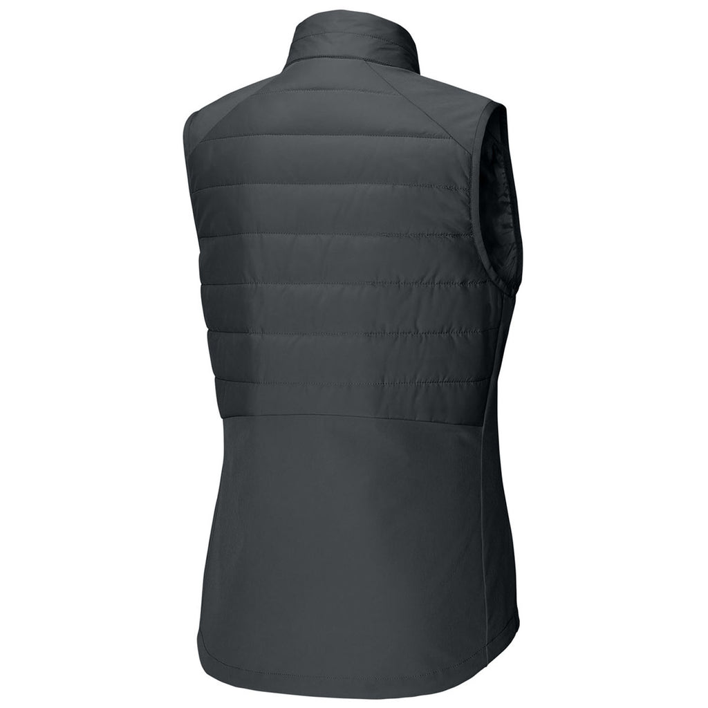 Sport-Tek Women's Iron Grey Teknical Hybrid Vest