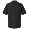 Harriton Men's Black Tall Maverick CVC Pique Polo