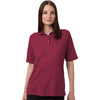 Harriton Women's Wine Maverick CVC Pique Polo