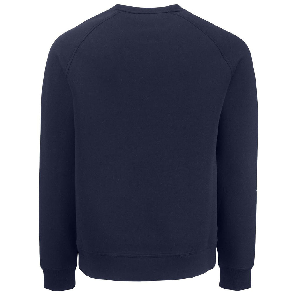 Cutter & Buck Men's Navy Blue Roam Recycled Crew Neck Pullover