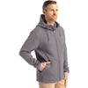 Cutter & Buck Men's Elemental Grey Roam Epic Comfort Recycled Full Zip Hooded Jacket