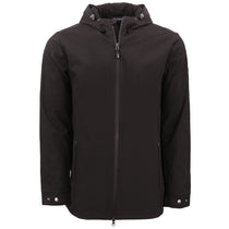 Cutter & Buck Men's Black Camano Everyday Stretch Recycled Water Resistant Jacket
