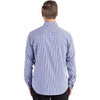 Cutter & Buck Men's Tour Blue/White Skyline Epic Confidence Recycled Gingham Long Sleeve Dress Shirt