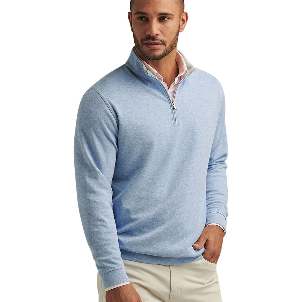 Peter Millar Men's Cottage Blue Crown Comfort Pullover