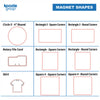 Good Value Custom 20 Mil Large Stock Shape Magnet