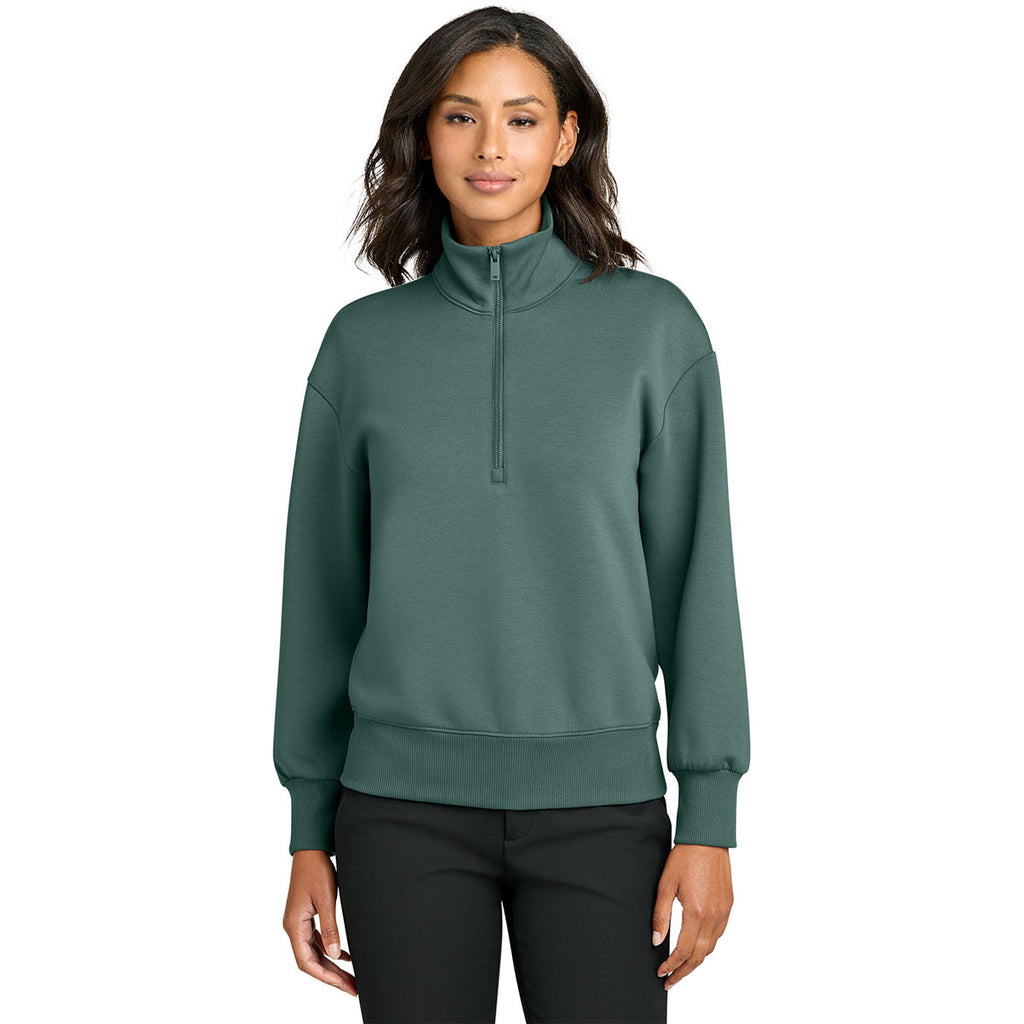 Mercer+Mettle Women's Silver Pine Soft Spacer 1/4-Zip