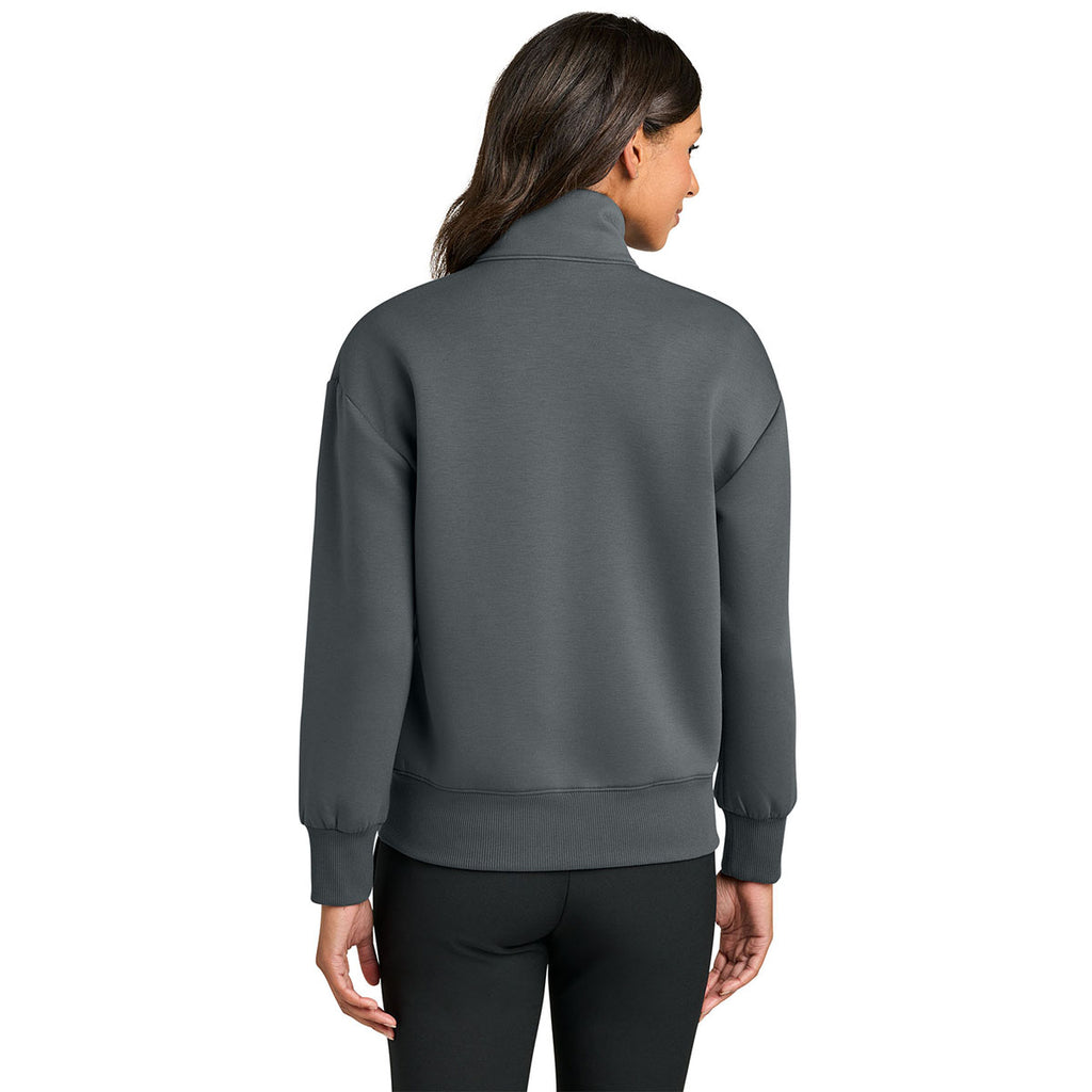 Mercer+Mettle Women's Storm Grey Soft Spacer 1/4-Zip