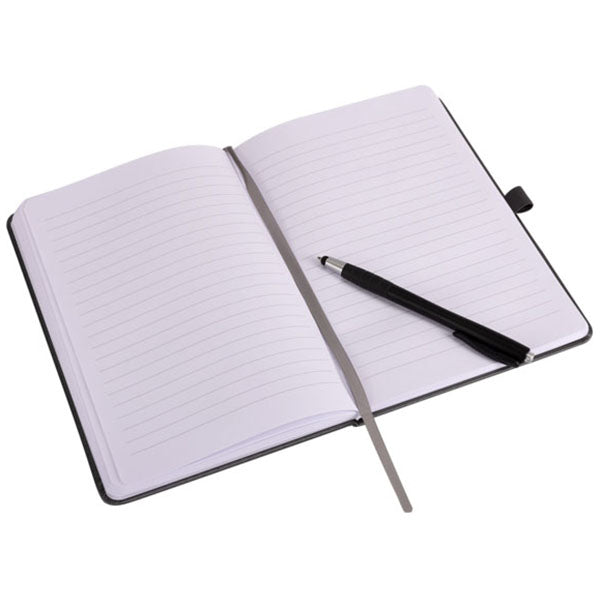 SnugZ Cool Grey Neptune Notebook with Pen