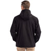 Clique Men's Black Telemark Eco Stretch Softshell Full Zip Hooded Jacket