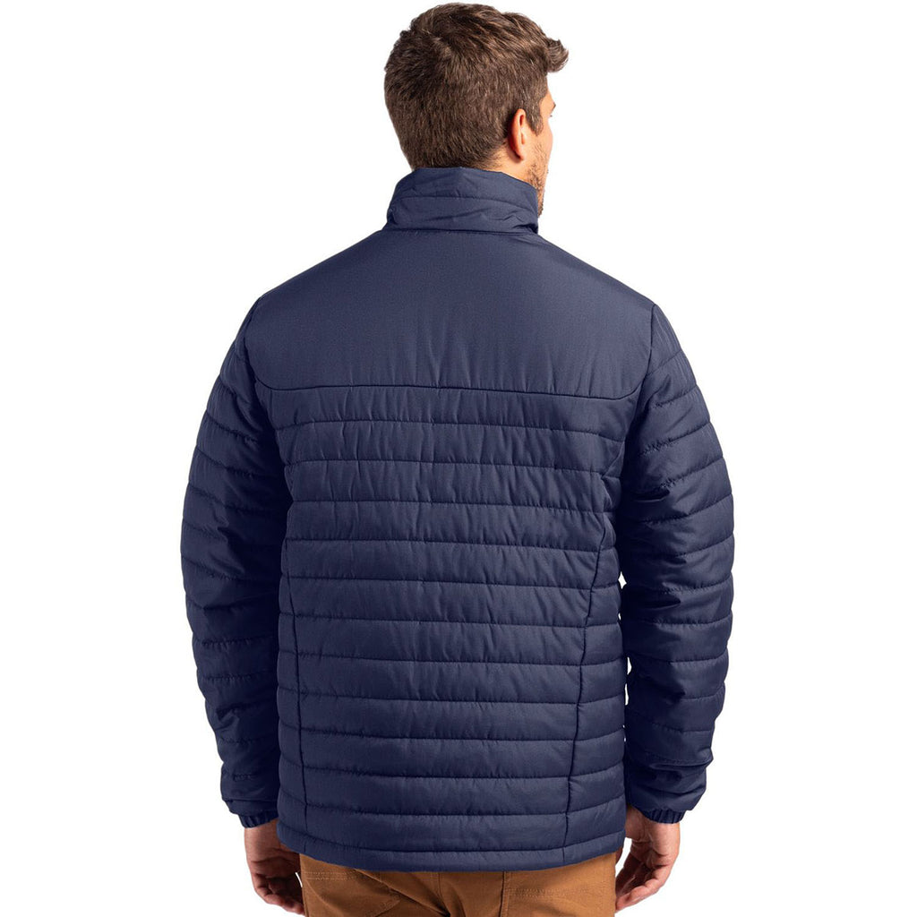 Clique Men's Dark Navy Elevation Eco Full Zip Puffer Jacket