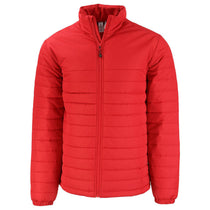 Clique Men's Red Elevation Eco Full Zip Puffer Jacket
