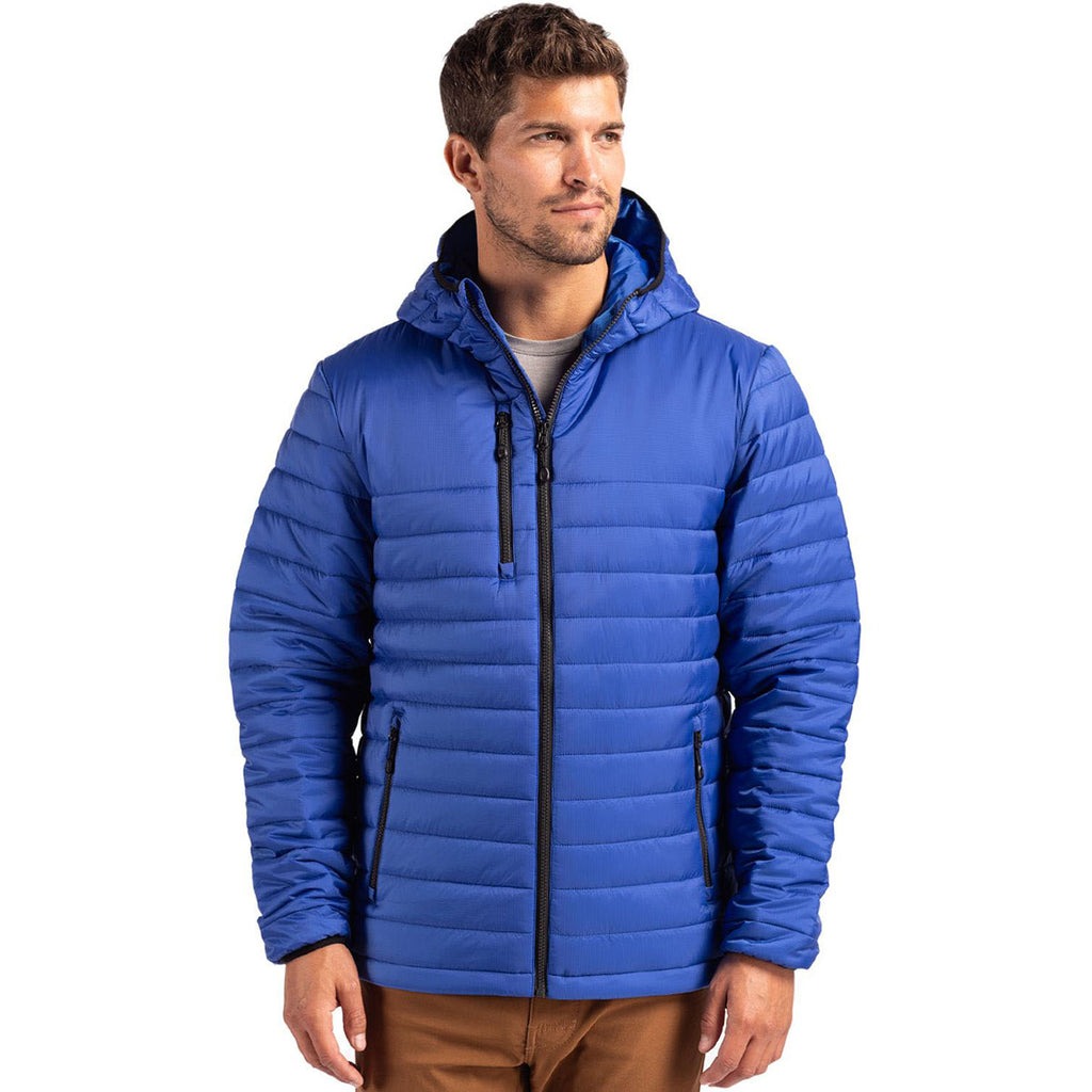 Clique Men's Royal Blue Valhalla Full Zip Puffer Jacket