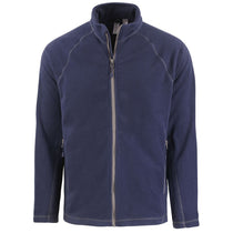 Clique Men's Dark Navy Powder Fleece Full Zip Jacket