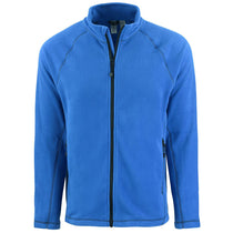 Clique Men's Royal Blue Powder Fleece Full Zip Jacket