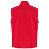 Clique Men's Red/Black Tempo Stretch Full Zip Softshell Vest