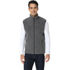 Ororo Men's Grey Heated Recycled Fleece Vest