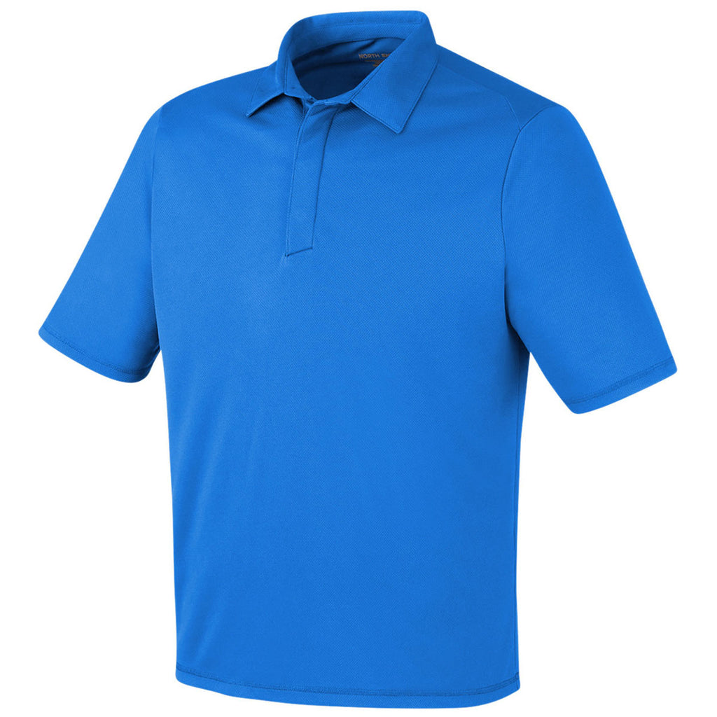 North End Men's Light Nautical Blue Revive Coolcore Polo