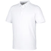 North End Men's White Express Tech Performance Polo