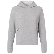 North End Women's Platinum Heather Spirit Textured Hooded Pullover