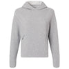 North End Women's Platinum Heather Spirit Textured Hooded Pullover