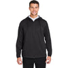 North End Men's Black Heather Network Lightweight Jacket