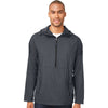 North End Men's Carbon/Black Aura Lightweight Packable Anorak
