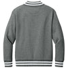 New Era Men's Grey Frost Varsity Heavyweight Fleece Jacket