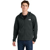 The North Face Men's Asphalt Grey Double-Knit Full-Zip Hoodie