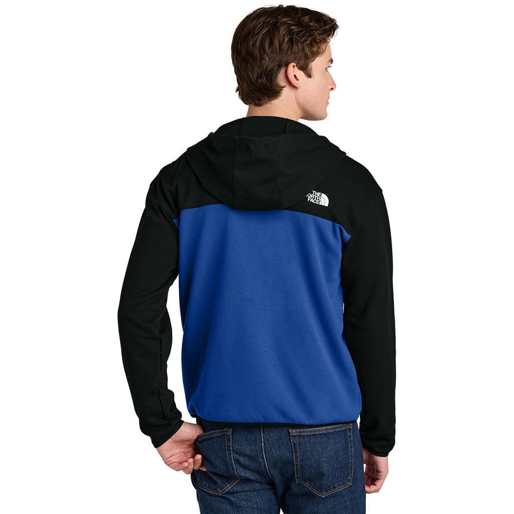 The North Face Men's TNF Blue/ TNF Black Double-Knit Full-Zip Hoodie