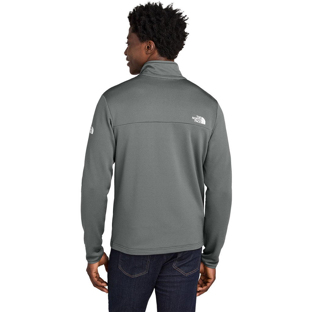 The North Face Men's Smoked Pearl Grey Aim Full-Zip Fleece Jacket