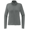 The North Face Women's Smoked Pearl Grey Aim Full-Zip Fleece Jacket