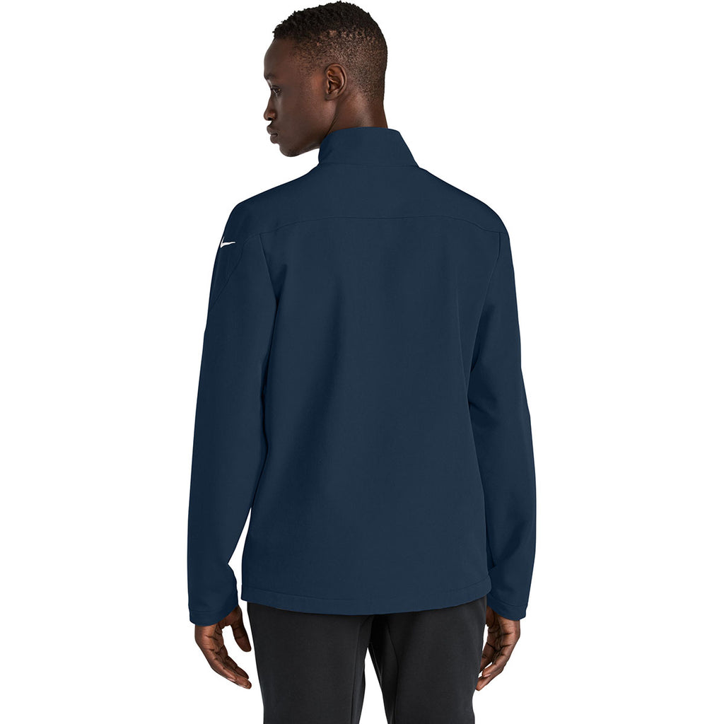 Nike Men's Navy Full-Zip Soft Shell Jacket