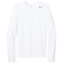 Nike Men's White Team rLegend Long Sleeve Tee