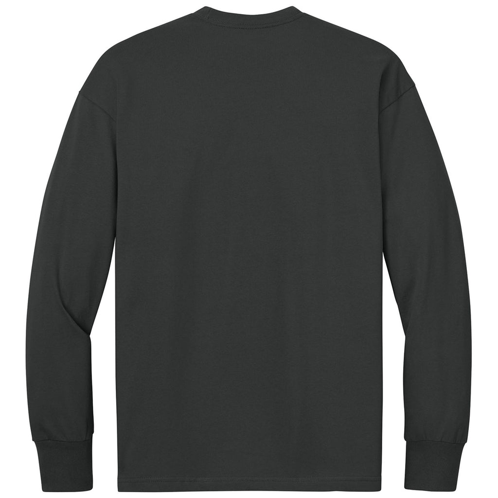 Next Level Men's Graphite Black Heavyweight Long Sleeve Tee