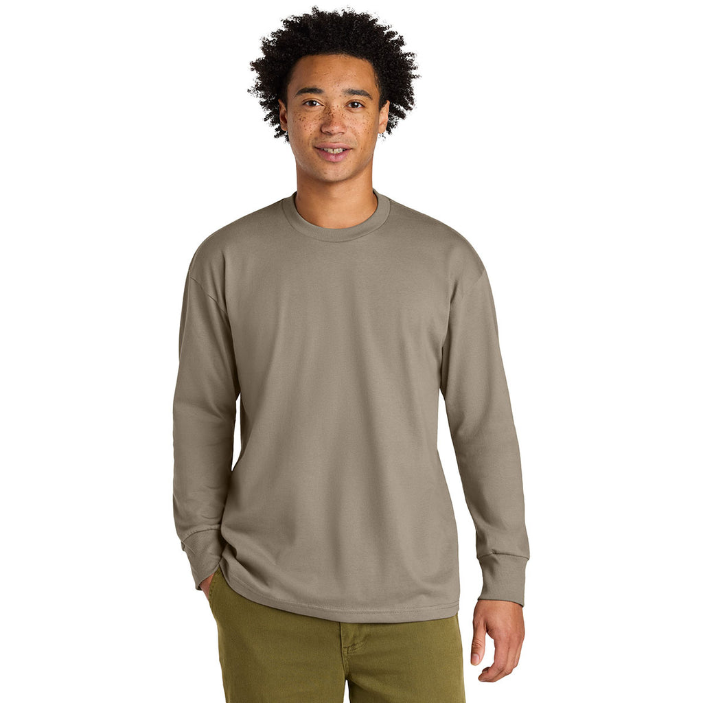 Next Level Men's Tan Heavyweight Long Sleeve Tee