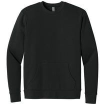 Next Level Men's Black Santa Barbara Pocket Sweatshirt