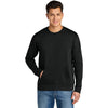 Next Level Men's Black Santa Barbara Pocket Sweatshirt
