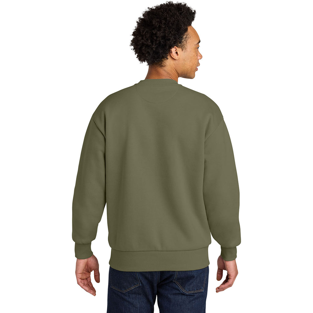 Next Level Men's Light Olive Heavyweight Sweatshirt