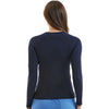 Onna Women's Navy Heather Unstoppable Long Sleeve Fresh Underscrub Base Layer T-Shirt