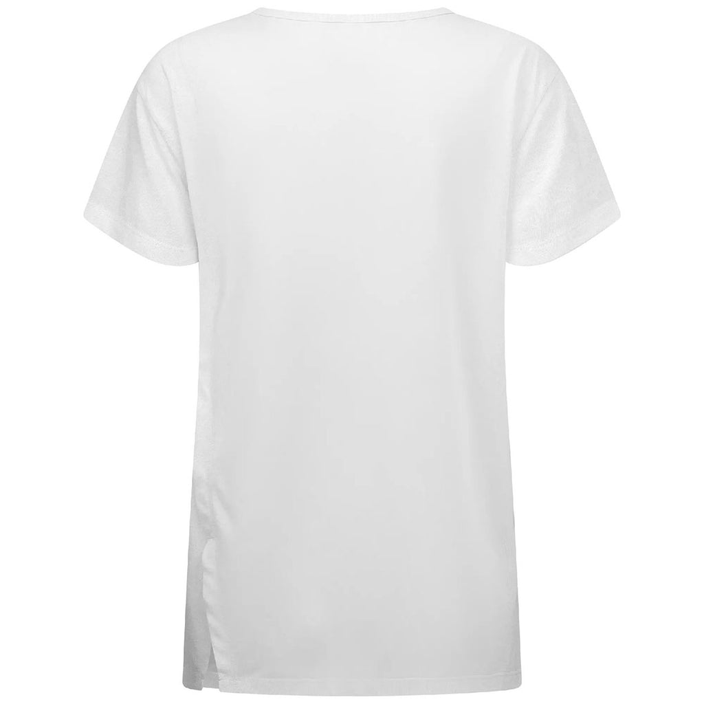 Verve Women's White Influx Short Sleeve Tee