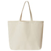 OAD Recycled Natural Jumbo Recycled Midweight Gusseted Canvas Tote