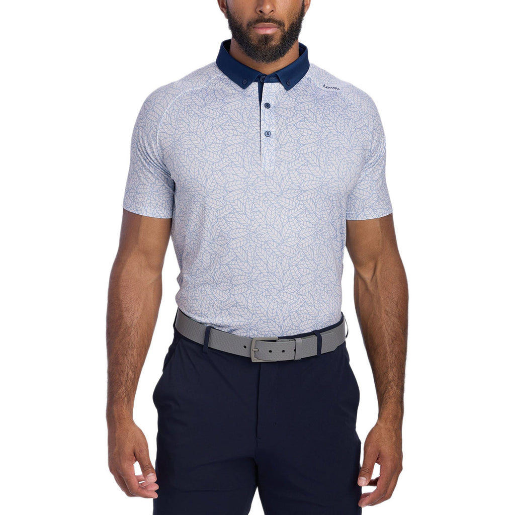 UNRL Men's Sky Blue Oasis Polo