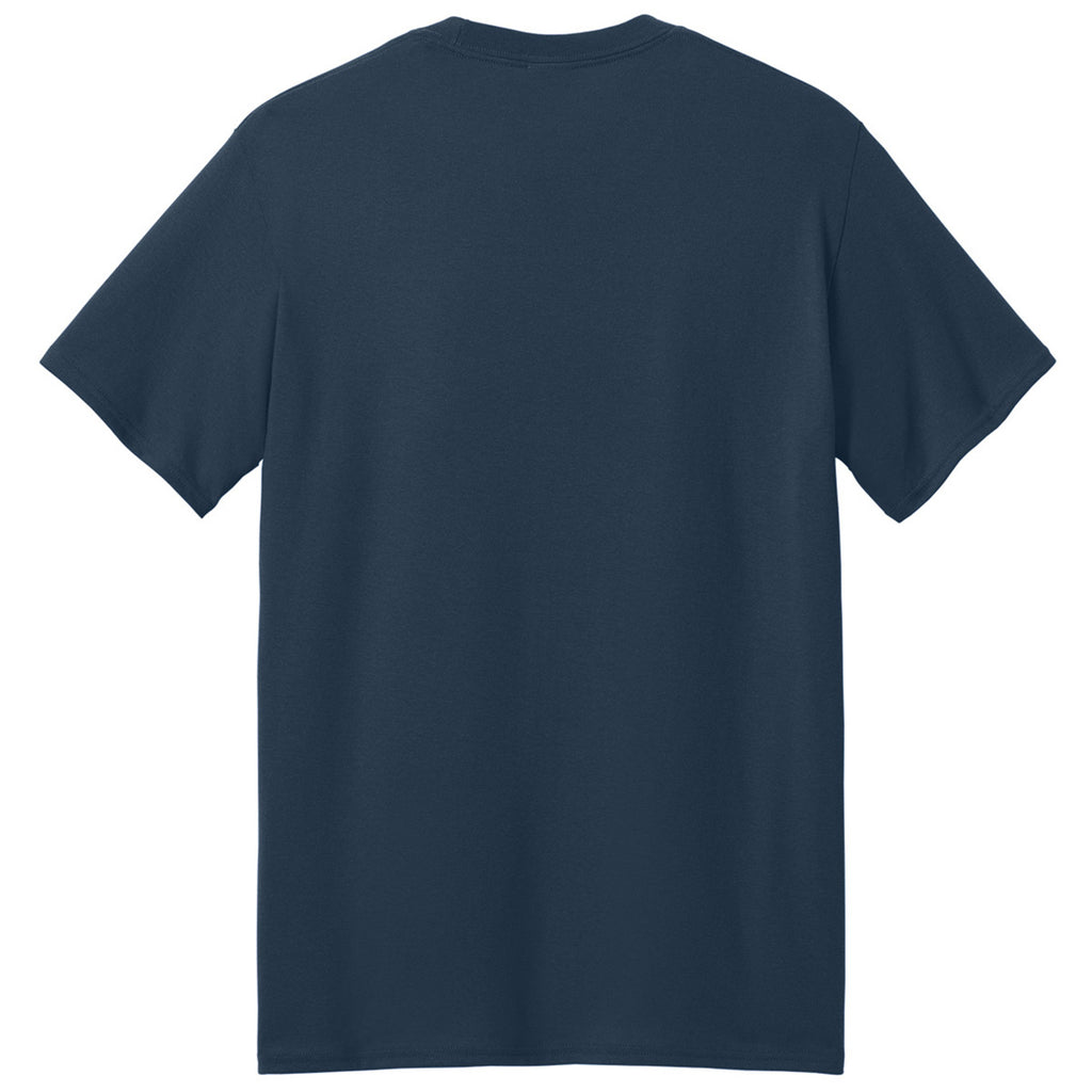 Port & Company Men's Navy Core Blend Recycled Tee