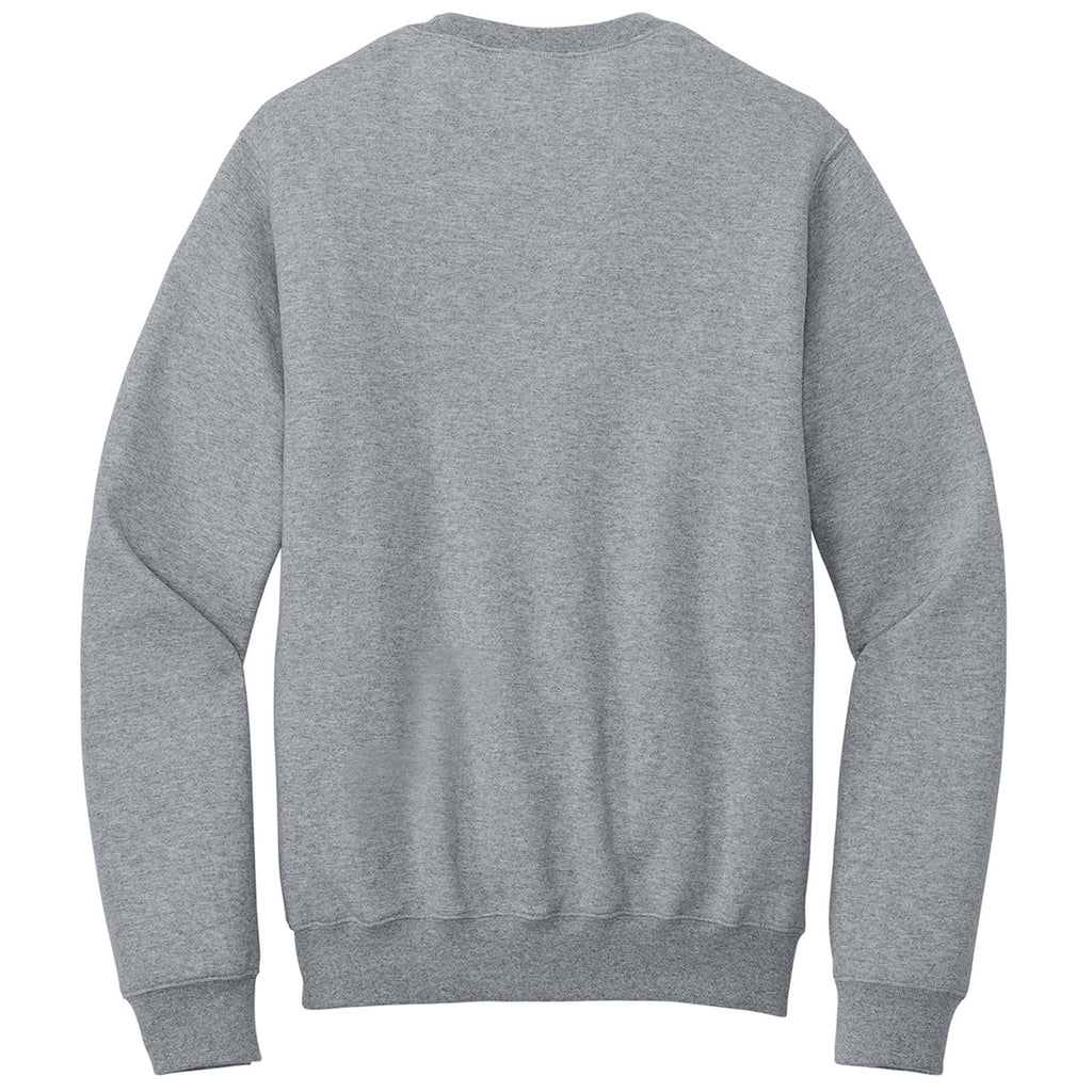 Port & Company Unisex Athletic Heather Core Fleece Crewneck Pocket Sweatshirt