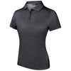 Levelwear Women's Black Graph Polo