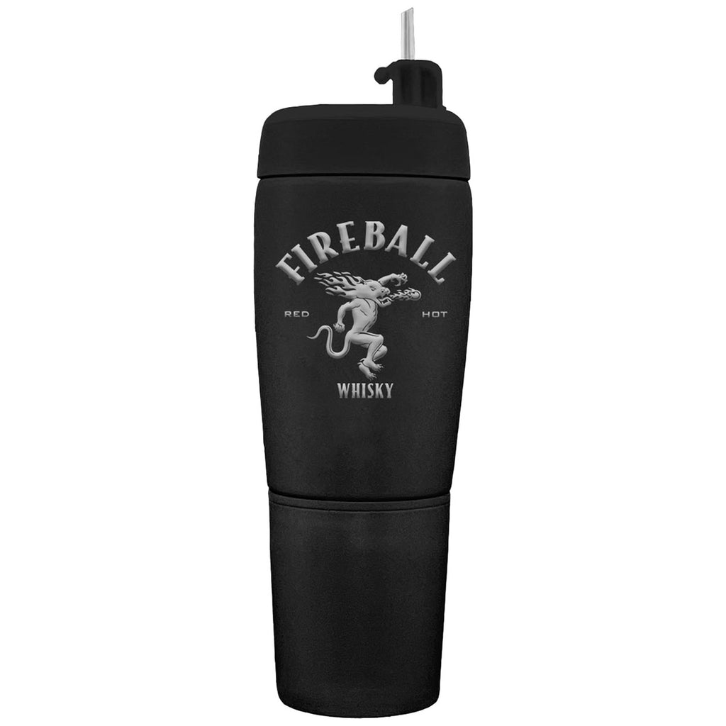 Pourcaddy Black Pour Caddy Stainless Steel Flask Set