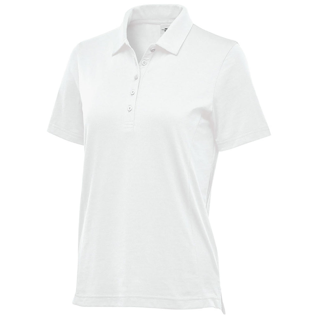 Stormtech Women's White Settebello Short Sleeve Polo