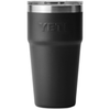 YETI Black 20 oz Stackable Cup with Lid