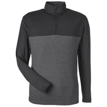 Spyder Men's Black/Black Frost Spyre Flex Colorblock Quarter-Zip